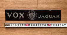 Targa logo VOX JAGUAR in