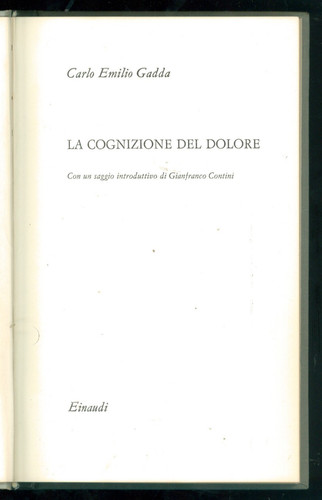 Gadda carlo emilio - carlo,