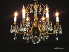 Lampadario antico patina scura
