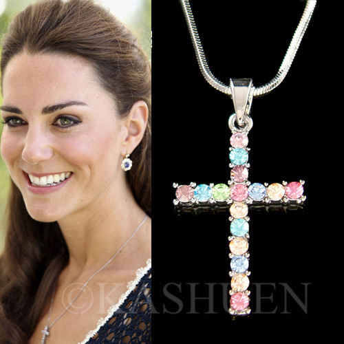 Arcobaleno croce swarovski - croce,