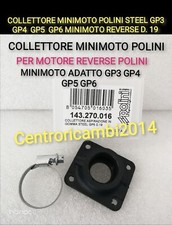 COLLETTORE MINIMOTO POLINI STEEL GP3 GP4  GP5  GP6 MINIMOTO REVERSE D. 19 