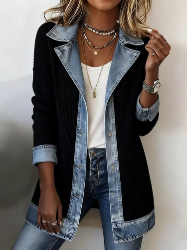 Giacca blazer donna denim