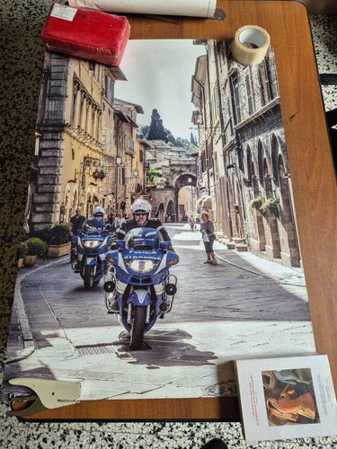 Poster polizia stato 100x70 - poster, di