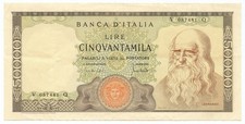 50000 LIRE BANCA D'ITALIA