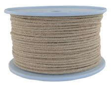 250 Metro Ø 5 MM Corda di Canapa 100% Naturale - Intrecciato -