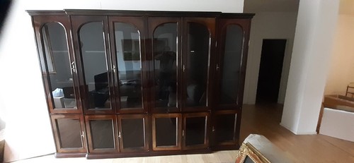 Credenza con vetrina legno - in,