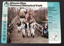 Minute Man Parco Storico Nazionale Grolier Biglietto da Collezione