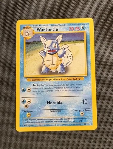 Pokemon tcg wartortle 102 - tcg, 42/102