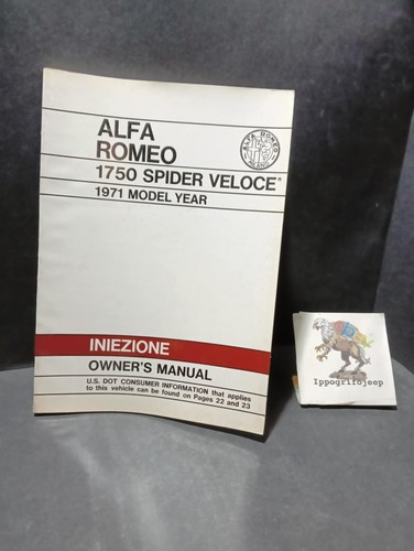 Manuale alfa romeo 1750 - manuale,