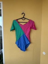 Rarissima tuta adidas vintage anni 80 aerobica body donna fitness ginnastica taglia 14