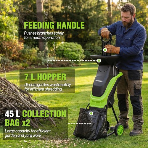 Trituratore elettrico workpro - elettrico,