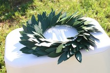 Corona di alloro stampata in