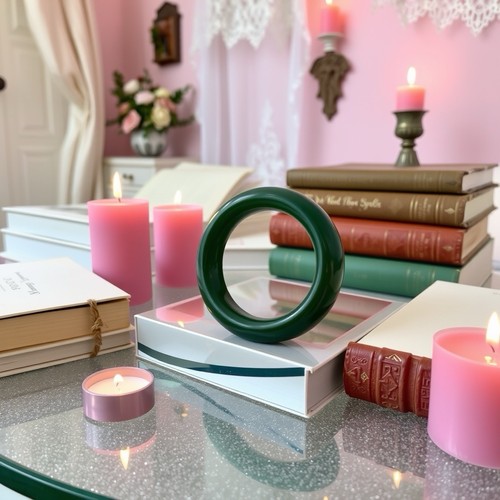 Bracciale giada verde squalo