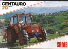 Scheda brochure trattore SAME