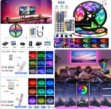 Strip Led con APP Striscia LED RGB Smart 5050 Telecomando Sensore Vocale 5 METRI
