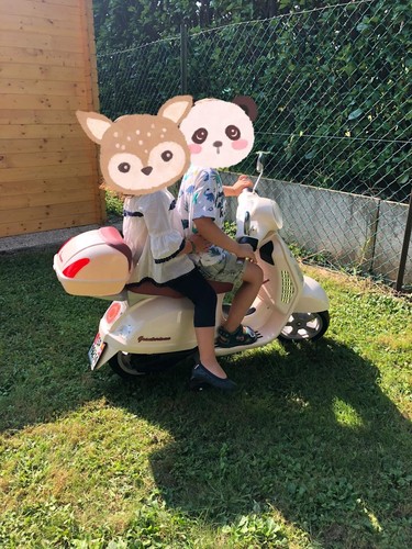 Moto elettrica vespa 12v - elettrica,