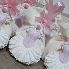 Bomboniera ballerina in polvere di ceramica profumati tutù comunione compleanno 