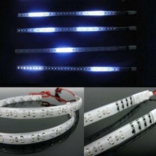 2x White 30cm Knight Rider