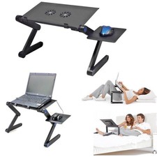 TAVOLO PIEGHEVOLE PORTATILE PER NOTEBOOK PANNELLO PORTA MOUSE DISSIPARTORE