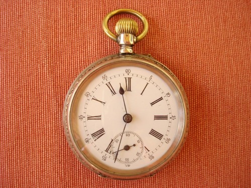 Antico orologio tasca - orologio, uomo