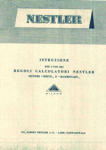 Regolo calcolatore nestler - calcolatore,