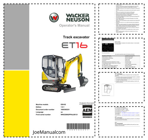 Wacker neuson et16 mini - wacker,