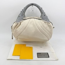Borsa spia FENDI Zucca bianca