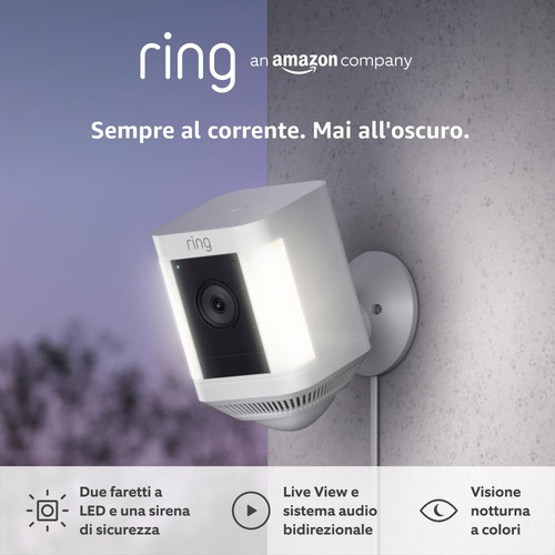 Videocamera plus con faretti - con,