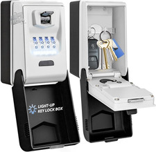 Outdoor key safe backlit - outdoor,