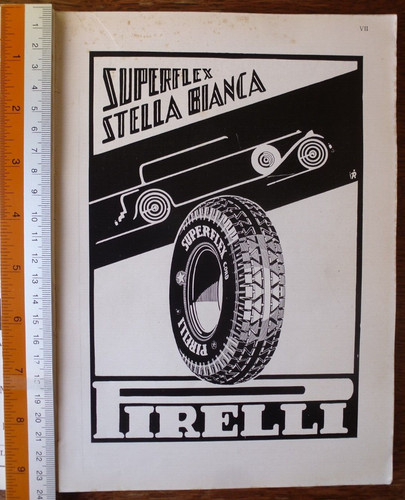 Pubblicità 1934 pirelli gomme - pirelli,