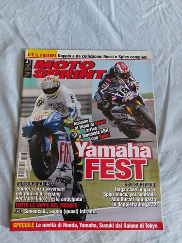 Rivista motosprint 43 del - rivista, n.
