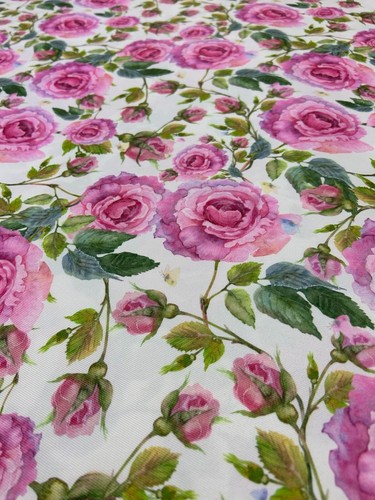 Tessuto floreale a rose - 🧵,