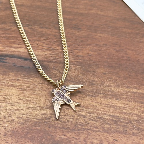 Collana con ciondolo uccellino
