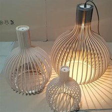 Elegante lampada gabbia - a,