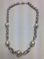 Collana argento 925 ovali - in,