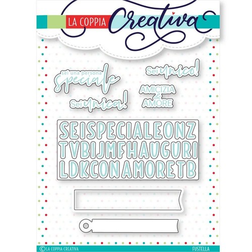 Fustelle metalliche alfabeto - fustelle,