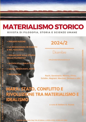 Materialismo storico rivista - materialismo,