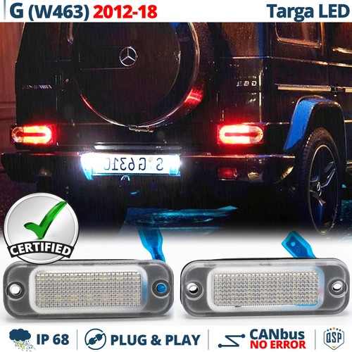 Luci targa led - led, mercedes