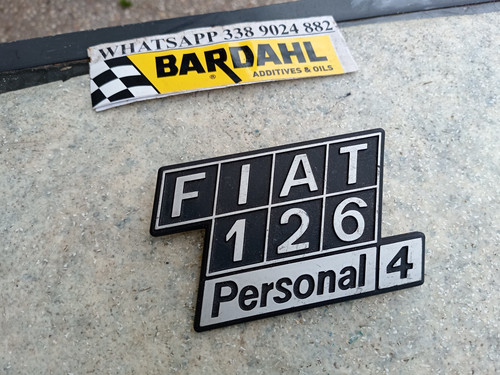 Fiat 126 scritta - 126-, personal