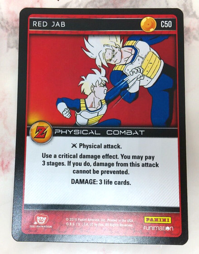 Dragon ball tcg red jab - tcg, c50