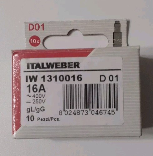 Italweber 1310016 fusibile - fusibile, d01