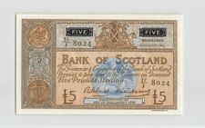 SCOZIA 5 sterline 1962