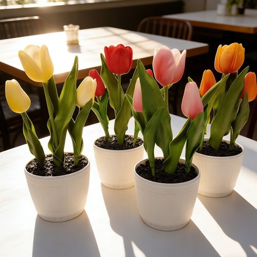 Fiori artificiali tulipano