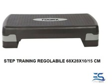 Toorx Step gradino TRAINING cm 68x28 h. 10/15cm  regolabile antiscivolo aerobica