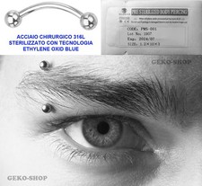 PIERCING SOPRACCIGLIO CURVO IN