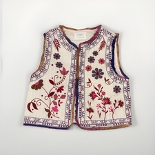 Gilet trapuntato Zara ricamato