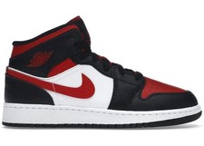 air jordan 1 mid black fire