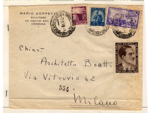 Storia postale lettera