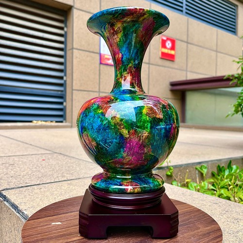 Vaso fiori giada colorato