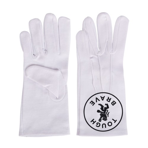 Guanti cotone bianco polso - in,